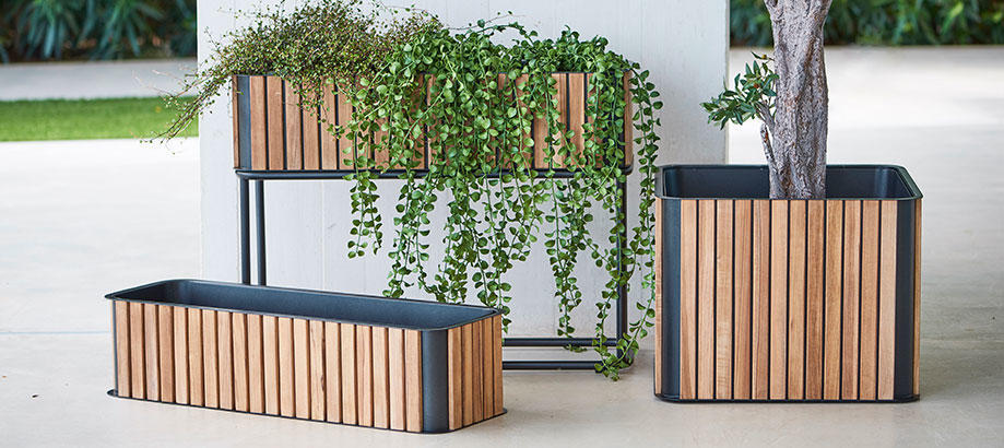 large outdoor planters